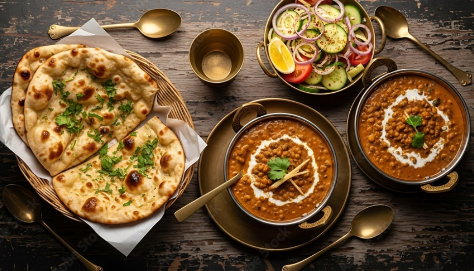 daal makhni and naan in delhi